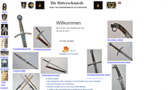 Desktop Screenshot of die-ritterschmiede.com