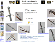 Tablet Screenshot of die-ritterschmiede.com